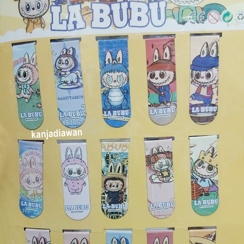 

Bookmark Magnet Labubu Pembatas Buku Labubu