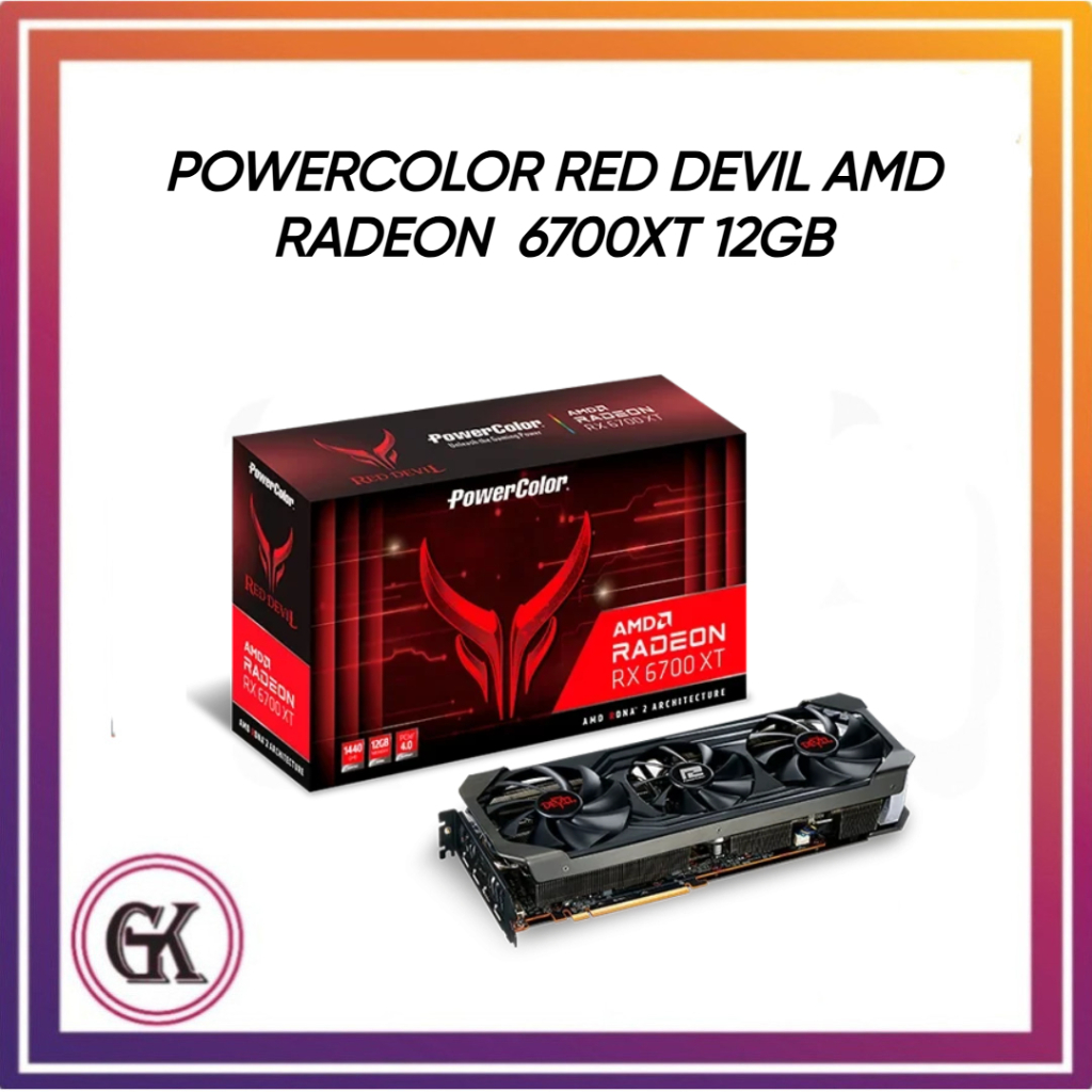 VGA POWERCOLOR RED DEVIL AMD RADEON RX 6700XT 12GB GDDR6