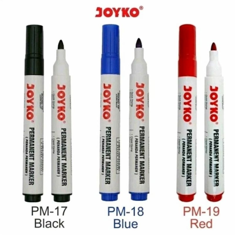 

Spidol Permanent Marker PM-17-18-19 (isi 12 pcs)