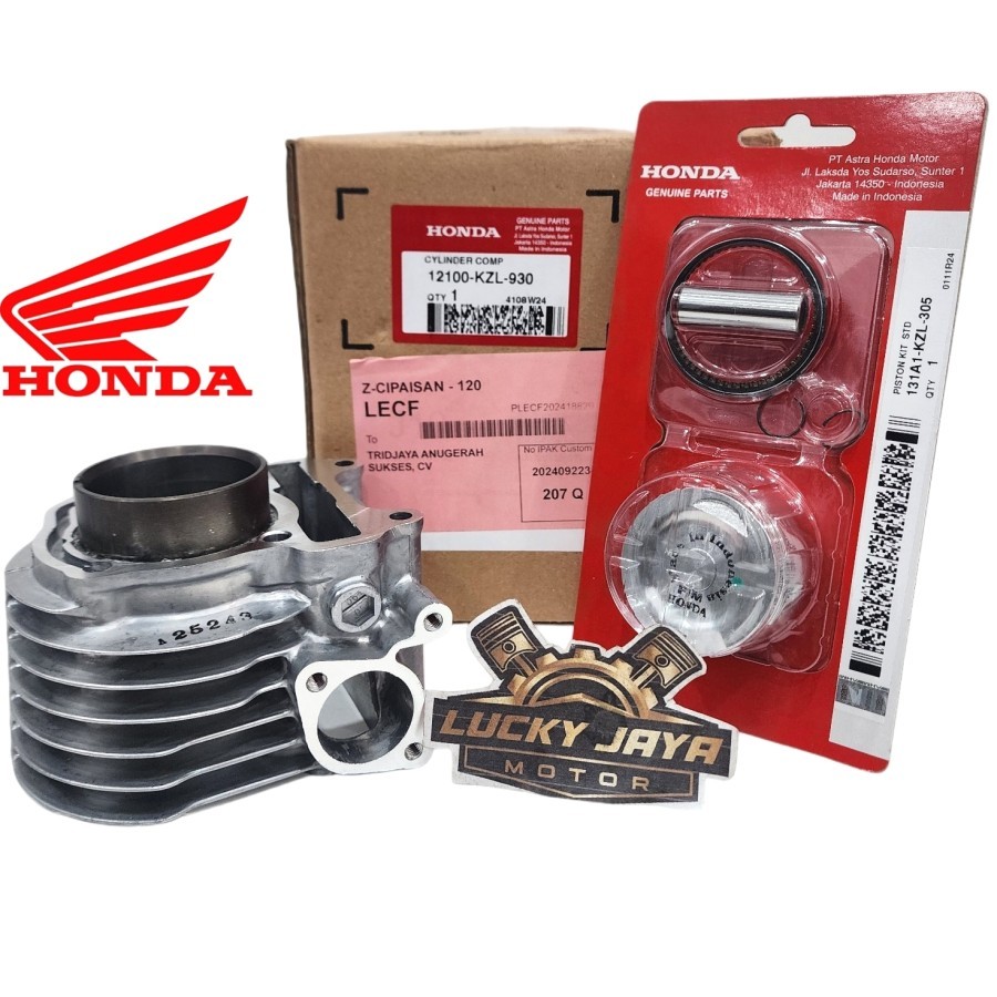 Blok Block seher Boring cylinder comp Beat fi Spacy Fi Scoopy Fi KZL+PISTON KZL-305 STD original