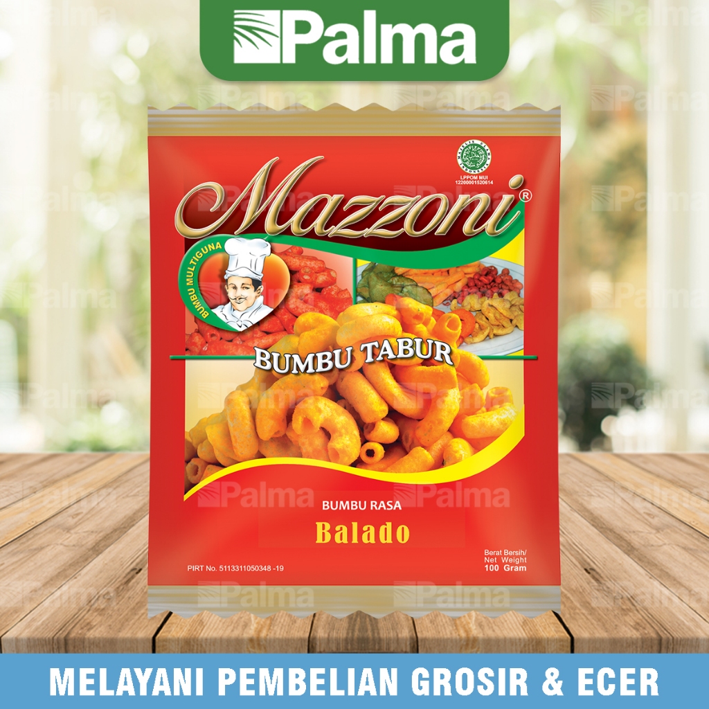 

MAZZONI BUMBU TABUR, BALADO 100GR