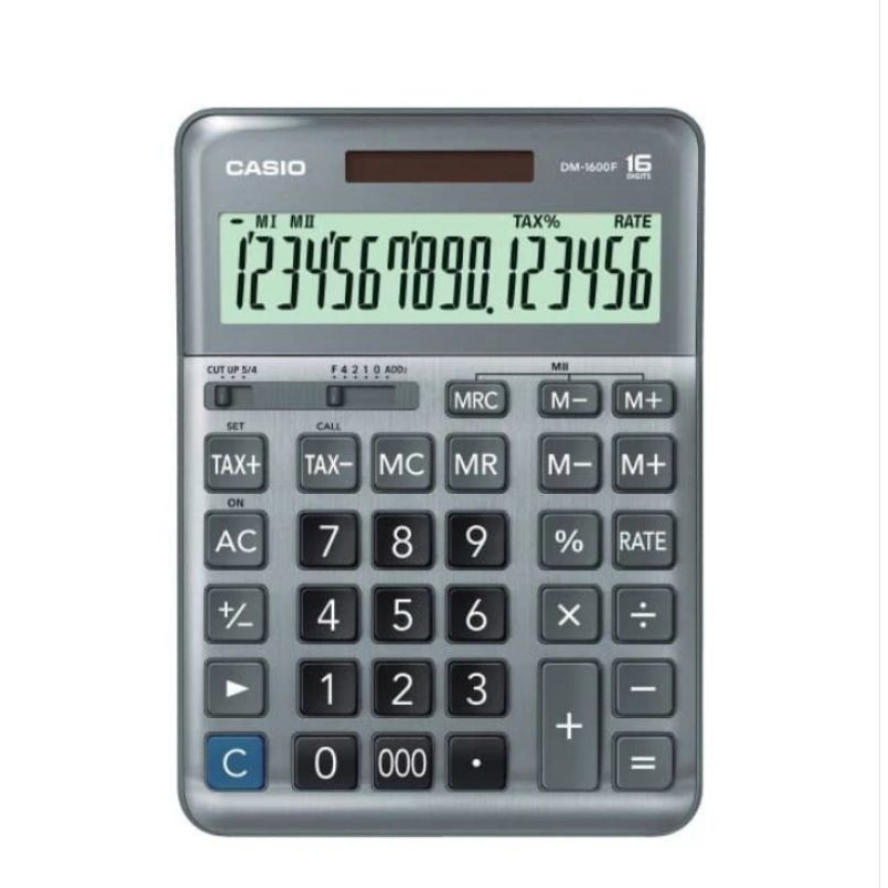 

CASCIO DM 1600F KALKULATOR KANTOR 16 DIGIT PENGHITUNGAN PAJAK