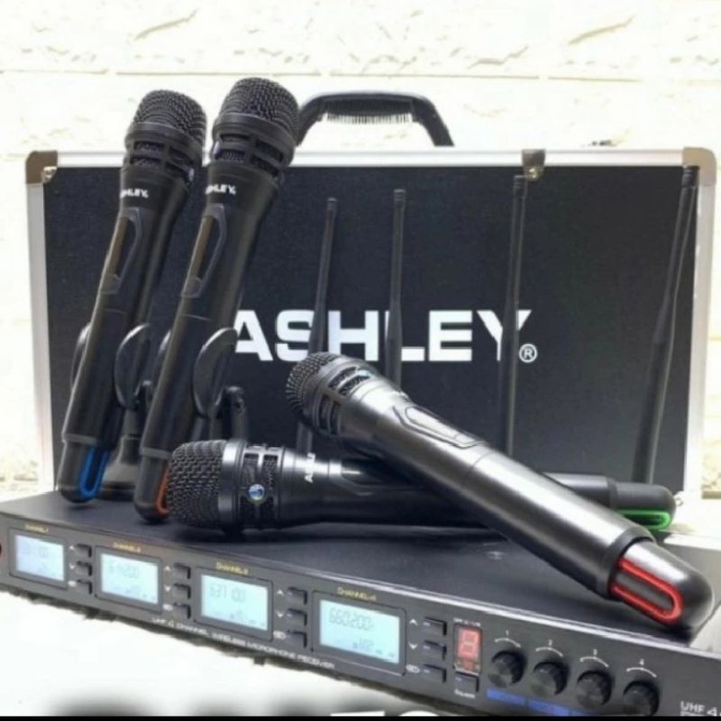 Mic wireless Ashley MCFOUR original 4mic handheld hardcase