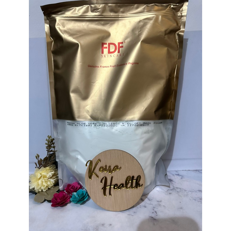 FDF peel off mask Masker Wajah Serbuk Kiloan powder Aloe Vera 1 buah