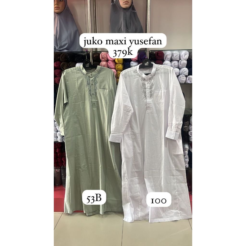 GAMIS PRIA JUKO MAXI YUSEFAN RABBANI ORI LENGAN PANJANG