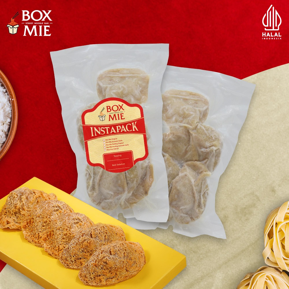 

BOXMIE InstaPack Frozen Sides - Tahu Walik