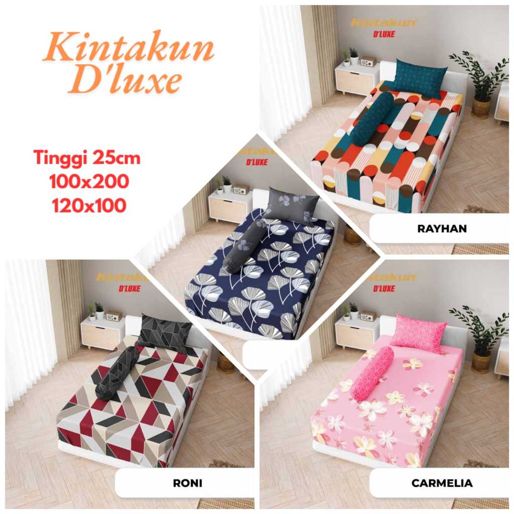 Sprei Kintakun Sprei 120X200 Sprei 100x200 T25 DLUXE/Sprei Kintakun 120x200 Extra Single/Sprei Kinta