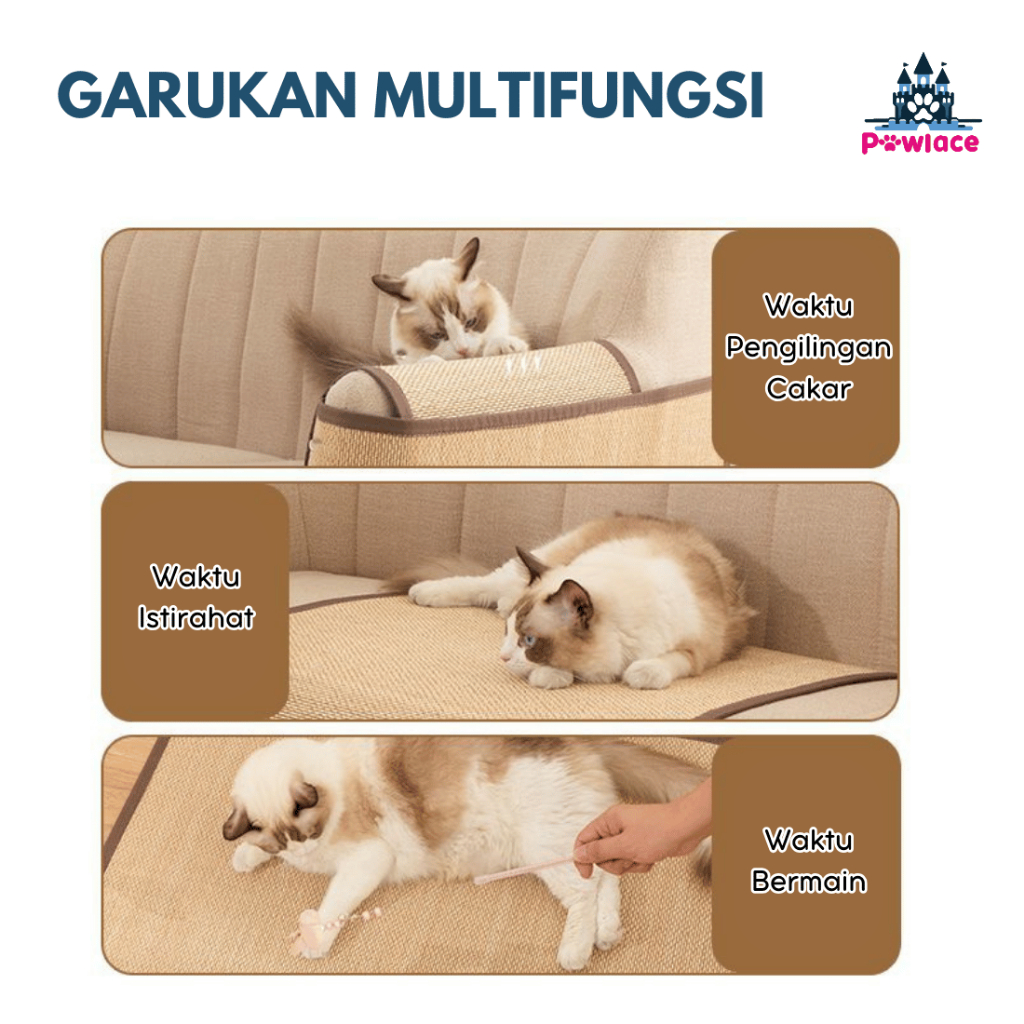 Karpet Garukan Kucing Pelindung Sofa - Cat Scratching Matt Anti Slip - Garukan Kucing