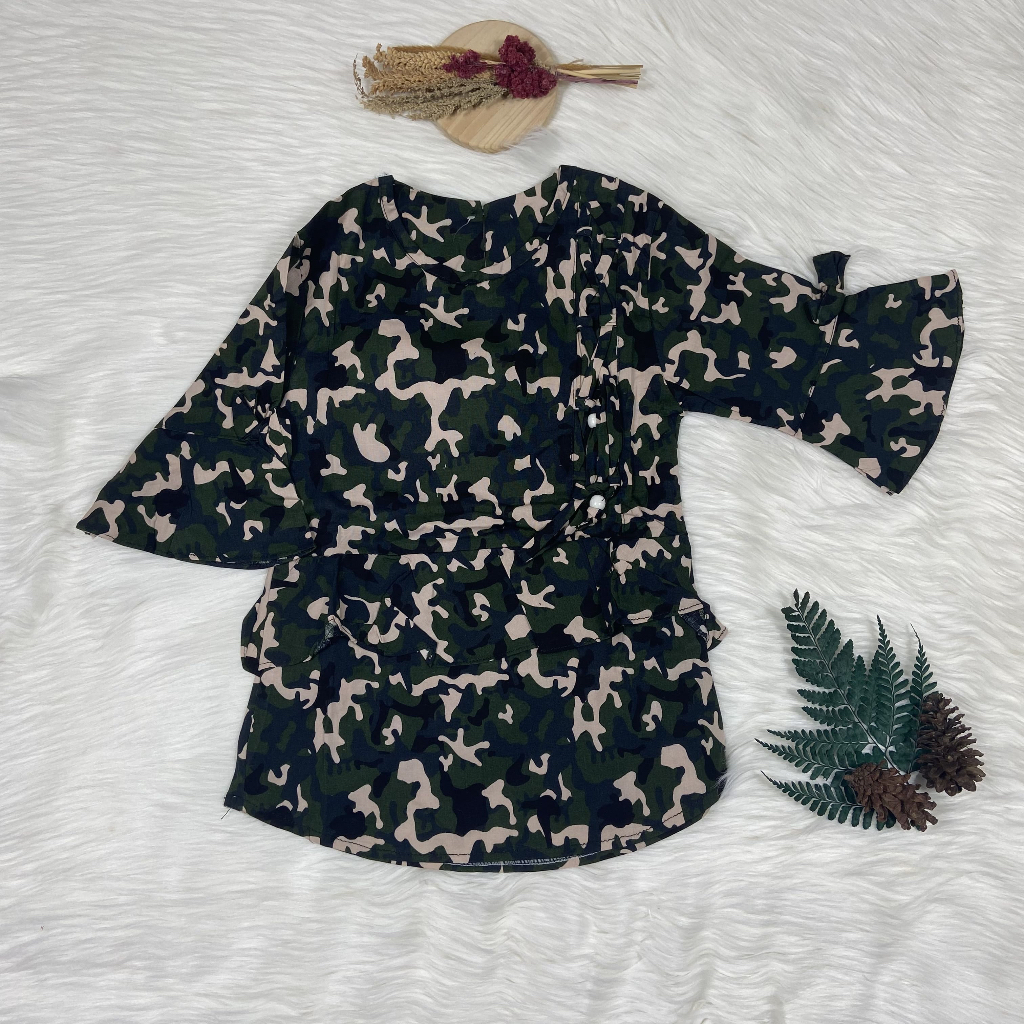 Blus Anak Tanggung Perempuan Motif 5 - 12 tahun Blouse Cewe