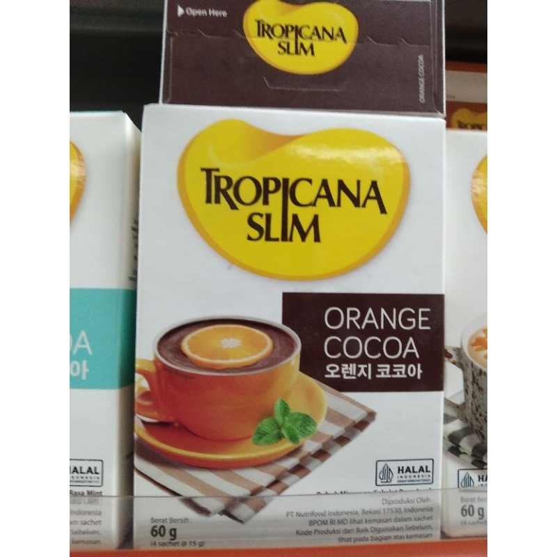 

tropicana Slim Orange Cocoa 4x15 gram