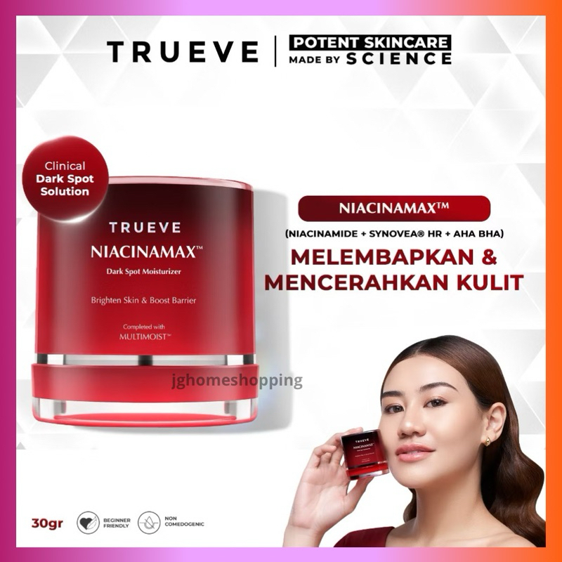 TRUEVE Niacinamax Dark Spot Moisturizer (Niacinamide, Synovea, AHA, BHA) Moisturizer brightening