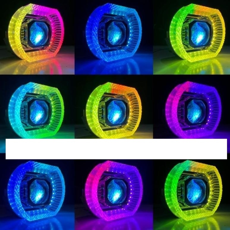 BIled Matrix rgb cr7 lampu biled projie 3inch cocok honda genio mio beat scoop