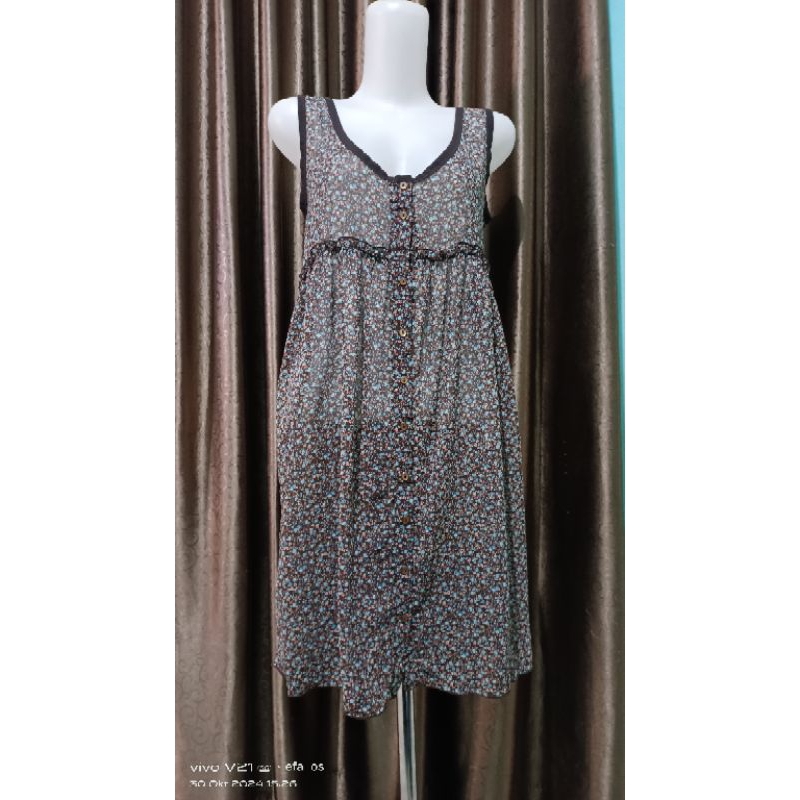 Baju Outer transparan bunga priluv