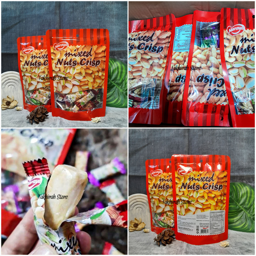 

NARAYA MIXED NUTS CRISP 200g / Naraya Kacang Mix Import Crispy Nuts 200g