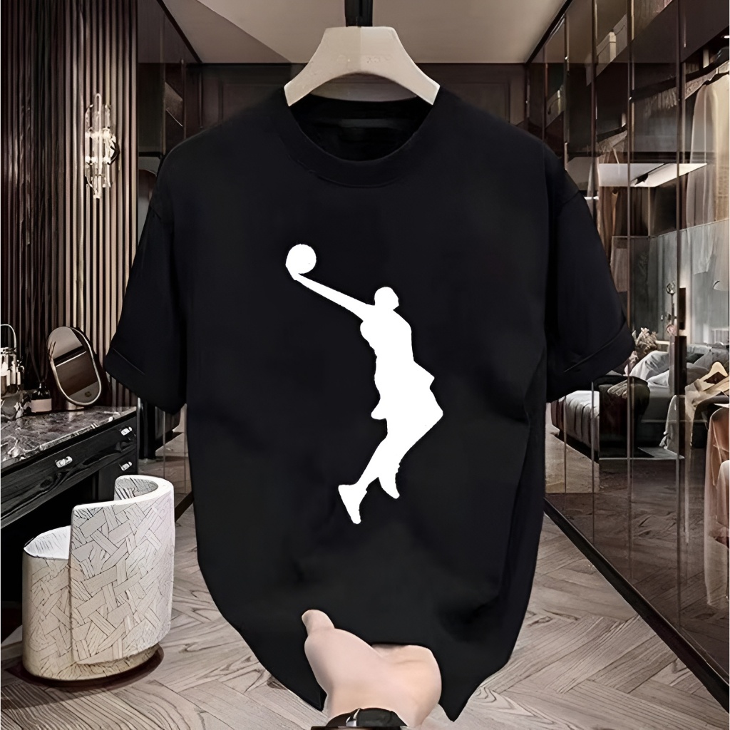 Musim panas kaos bola basket pria rompi longgar jersey peringatan jersey olahraga bahu pakaian pasan