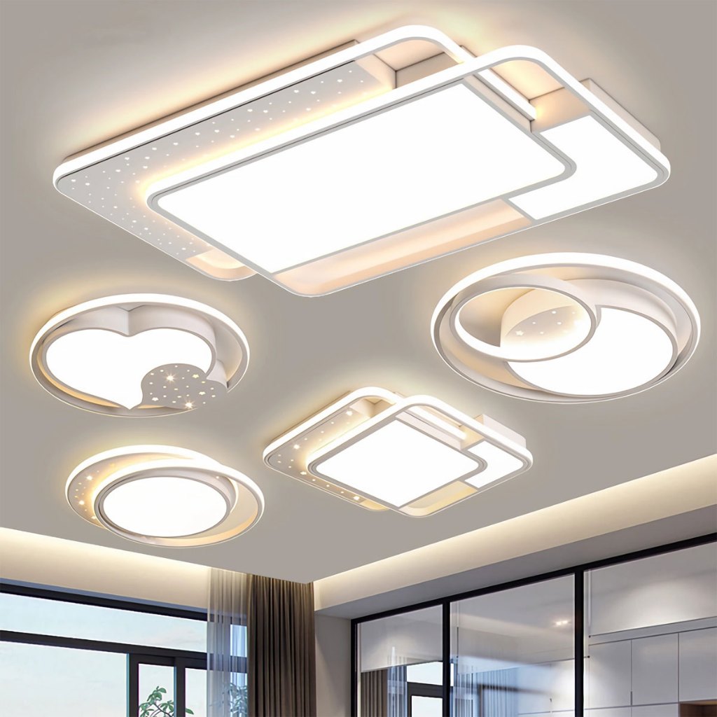 3 Warna Lampu Plafon LED Mewah Modern Lampu Ruang Tamu Lampu Plafon Kamar Tidur Lampu Dekorasi Rumah