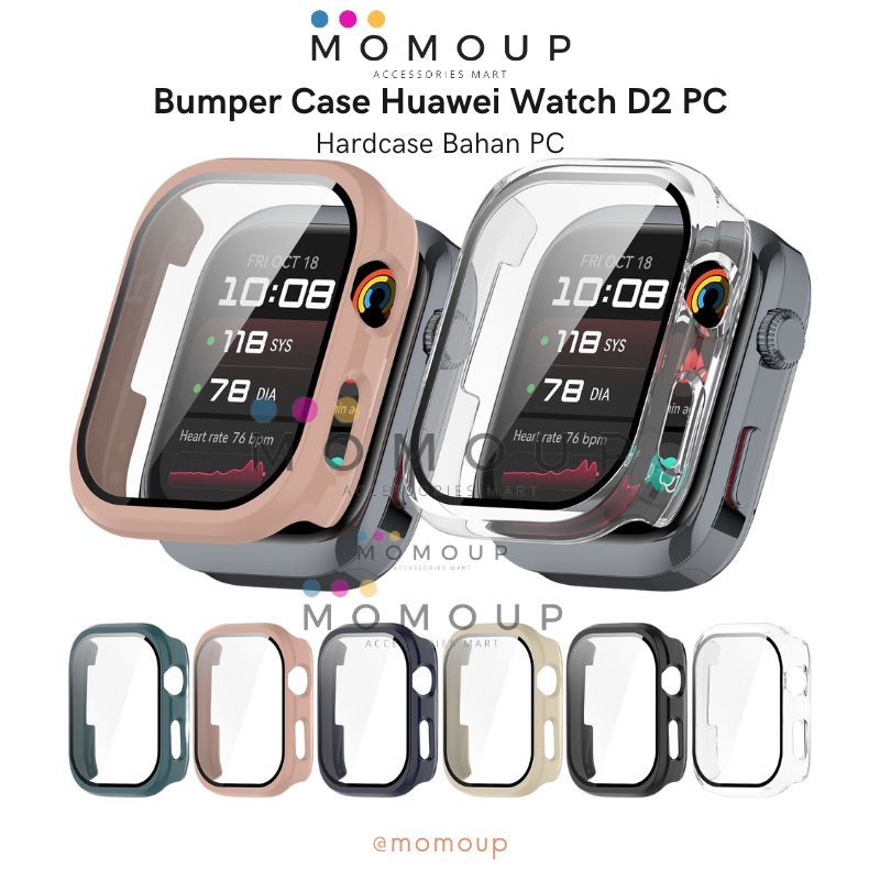 Bumper Case Huawei Watch D2 PC Screen Protector Huawei Watch D2 Hardcase Bahan PC