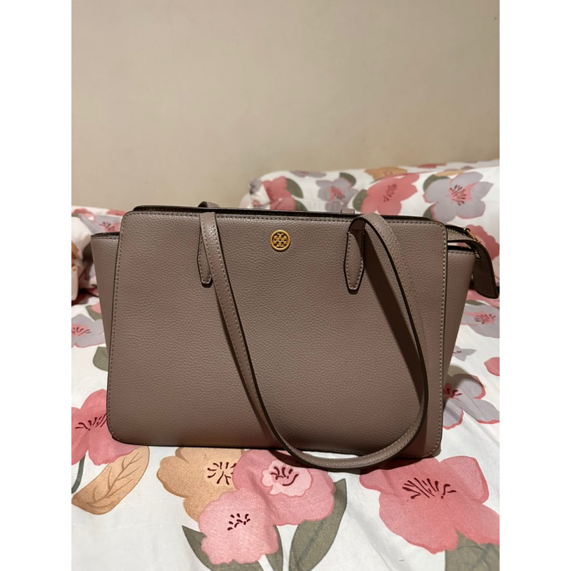 Tory Burch TB Robinson Tote Mini Grey Original