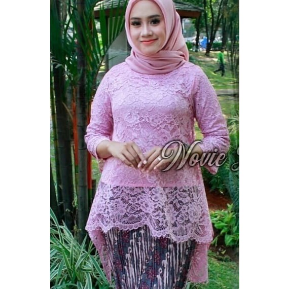 ATASAN KEBAYA BROKAT RINJANI/Kebaya jumbo/kebaya kondangan kekinian/kebaya atasan wanita modern