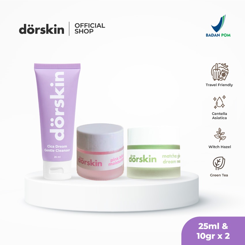 [TRAVEL SIZE BUNDLE] Dorskin Mini Acne Bundle - Skincare Jerawat Ukuran Kecil