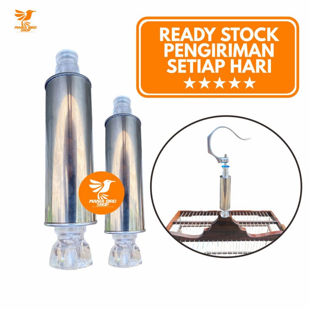 Pion Tabung stainless panjang Sangkar Kotak BNR Diamond Pion Tabung