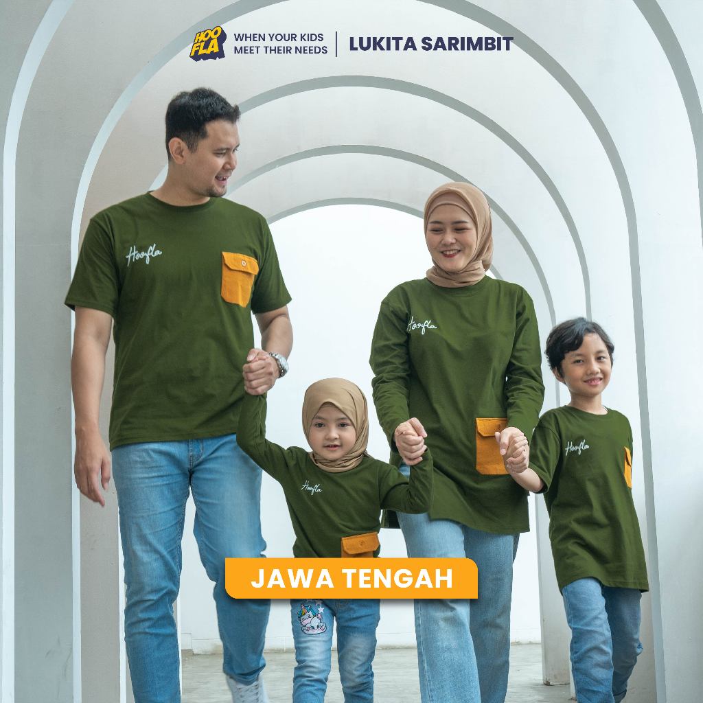 Hoofla Kids Lukita Army Baju Couple Keluarga
