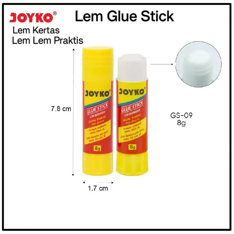 

1 Pcs Lem Stick Joyko 8 gram