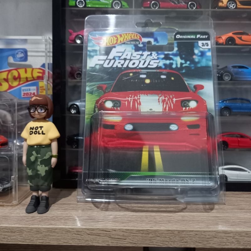 Custom Card 95 Mazda RX-7 Fast & Furious Original Fast Hot Wheels Premium