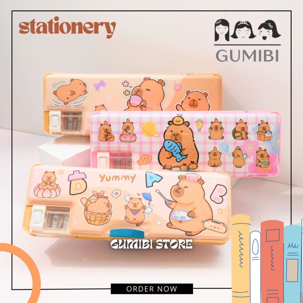 

KOTAK PENSIL MAGNET CAPYBARA DUA SISI FREE RAUTAN PENSIL TEMPAT PENSIL CAPYBARA LUCU IMUT TERMURAH GUMIBI STORE