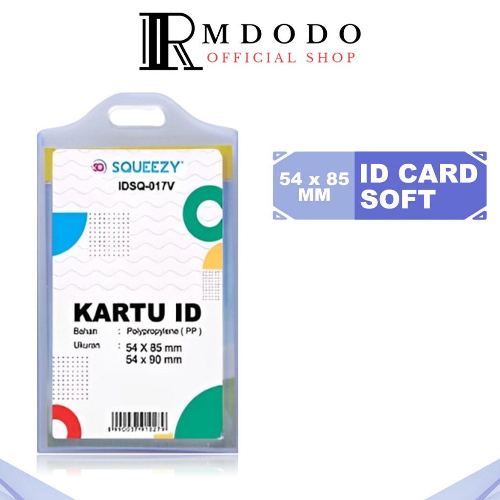 

Apazada - ID Card Case Holder Vertical Soft Uk 54 x 85mm / Card Frame ID Card Name Tag IDSQ-017V