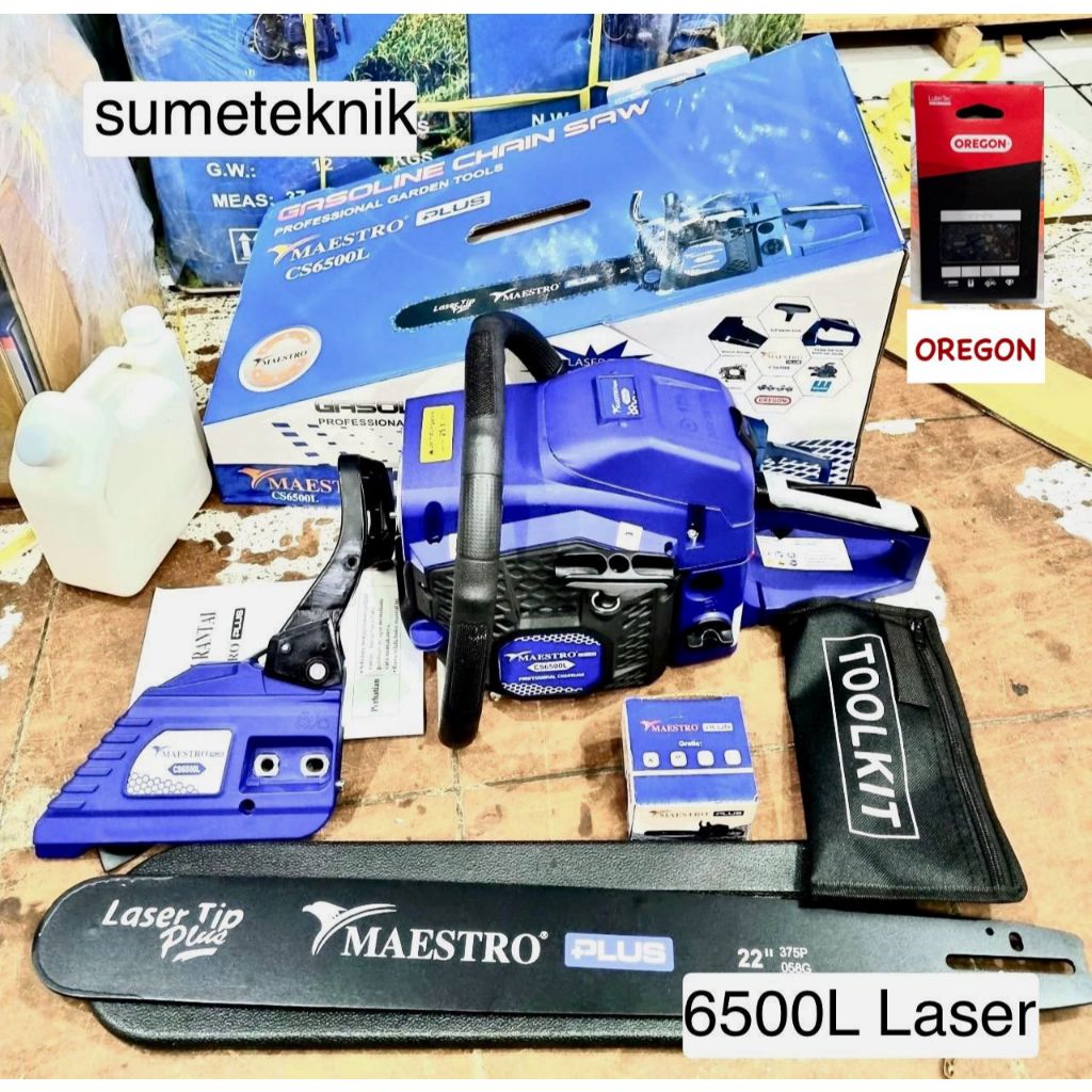 Chainsaw Maestro 6500L Bar Laser 22" Plus CS6500L Maestro