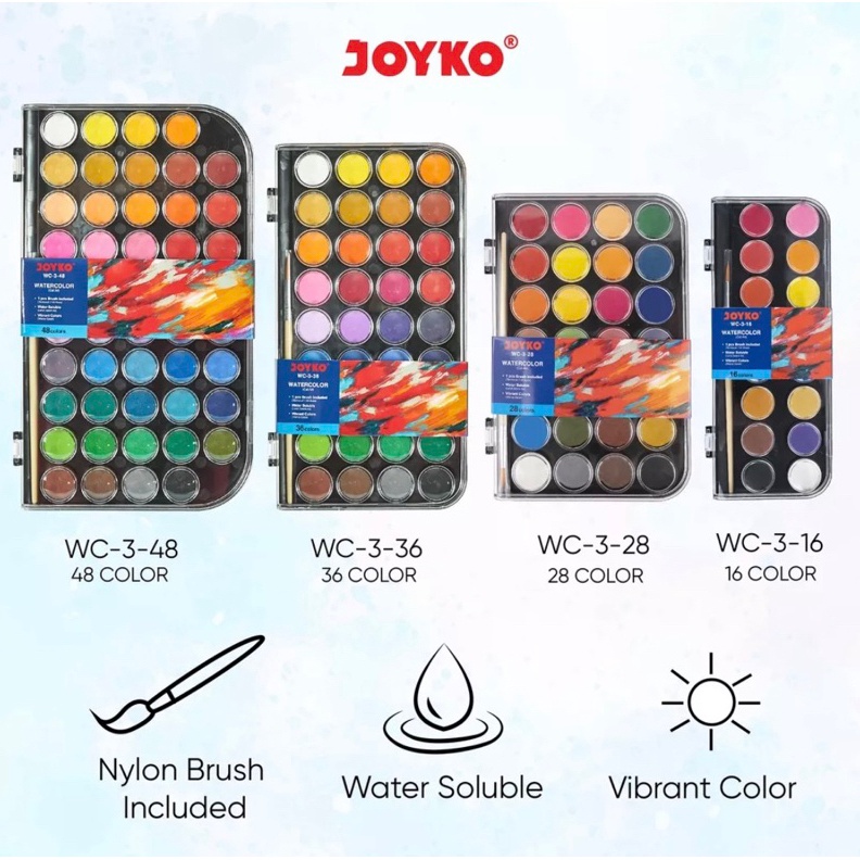 

KODE C34P Waterlor Set Cat Air Joyko WC3