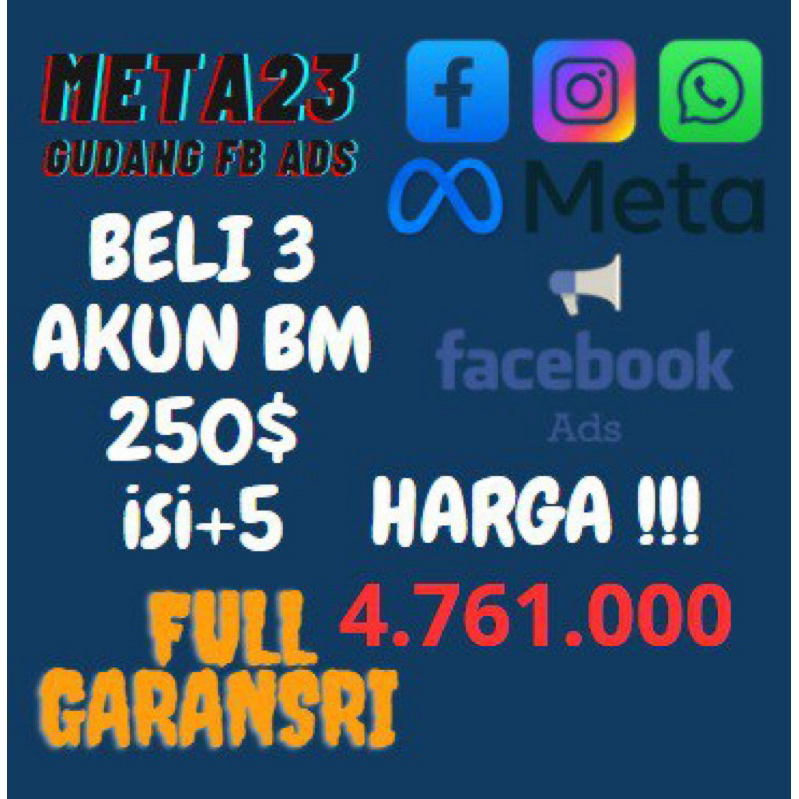 Akun Bm+5 Limit 250$