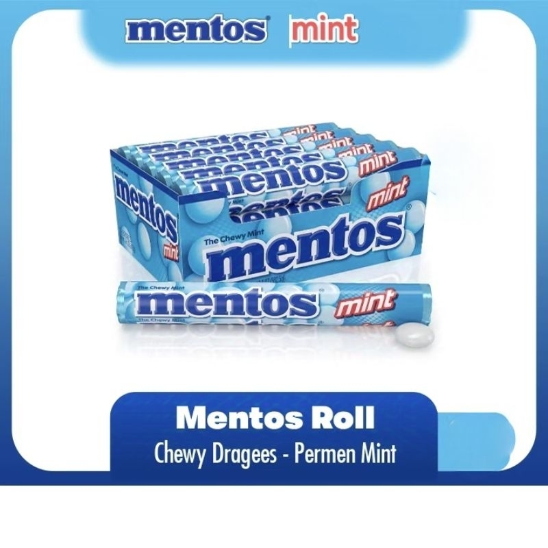 

Mentos roll mint/fruit/grape (14 roll @29gram)