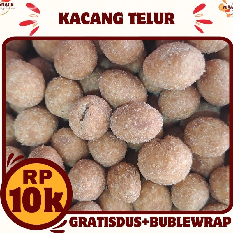 

Kacang Telur Kiloan Manis Renyah Empuk 250gr 500gr 1kilo Kacang Telor Goreng Oven Medan