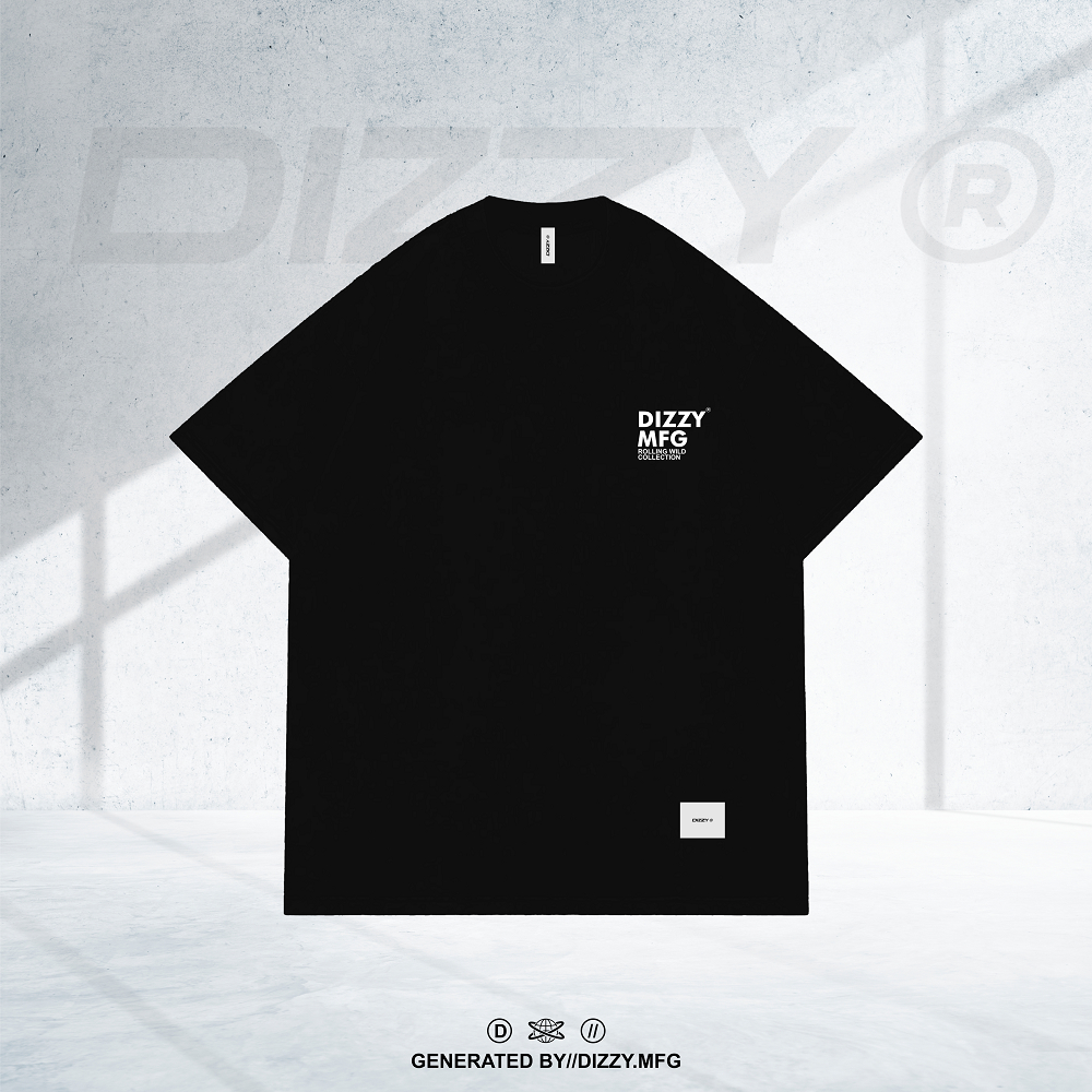 DizzyMfg - Tshirt Tape Regular Black / White