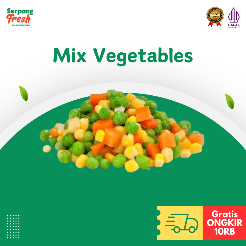 

Mix Vegetable Frozen 1kg Sayuran Beku Sayur Vegetables Mixed