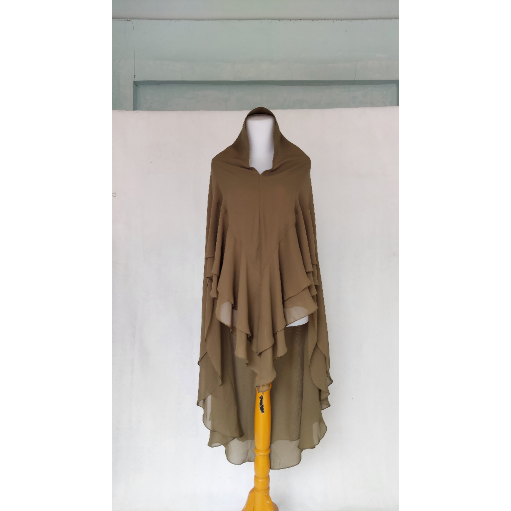 Khimar Ceruti 2 Layer Premium Alya by Kirana