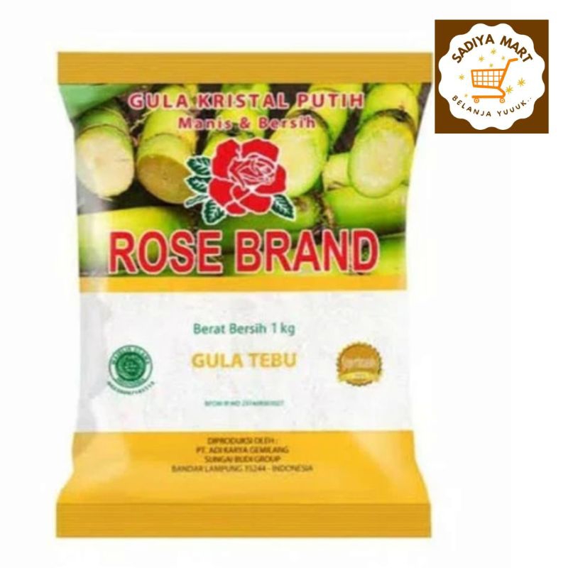 

Gula pasir Rose Brand 1 kg