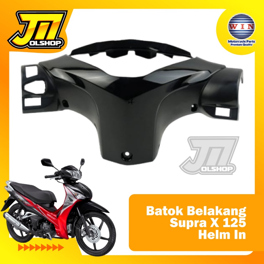 Rear handle Cover Supra X 125 Helm IN. Batok Belakang Supra X 125 Helm In