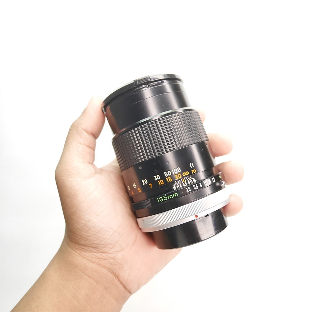 LENSA MANUAL CANON FD 135mm f3.5 SC kode 0910