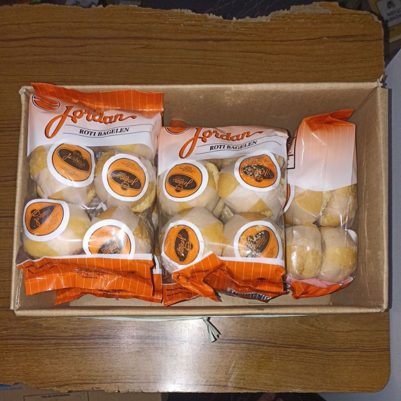 

(PAKET 5 BUNGKUS) Roti Bagelen kering Jordan 100gr (Exp 15/07/25)