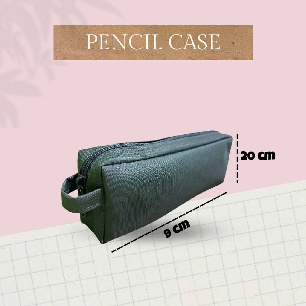 

Tempat pensil kotak panjang tempat make up serbaguna / dompet alat tulis