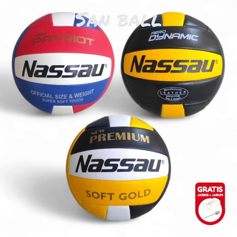 BOLA VOLLY NASSAU JAHIT PREMIUM