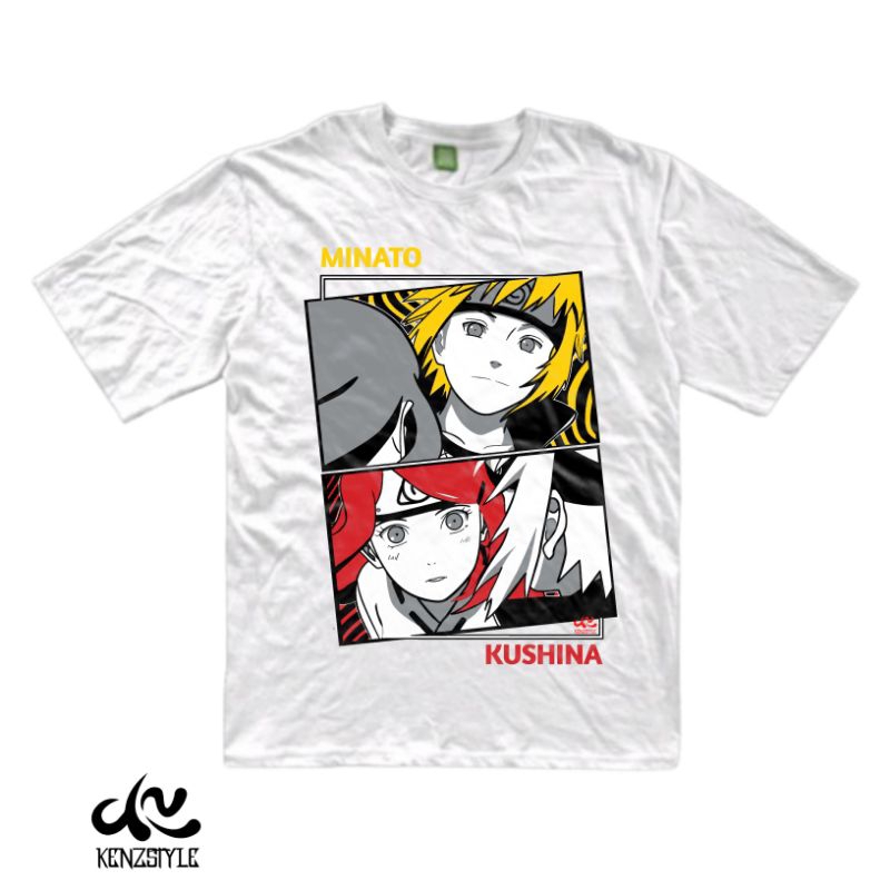 kaos MINATO NAMIKAZE KHSUNINA UZUMAKI NARUTO UZUMAKI HINATA BORUTO HIMAWARI T-SHIRTS KENZSTYLE