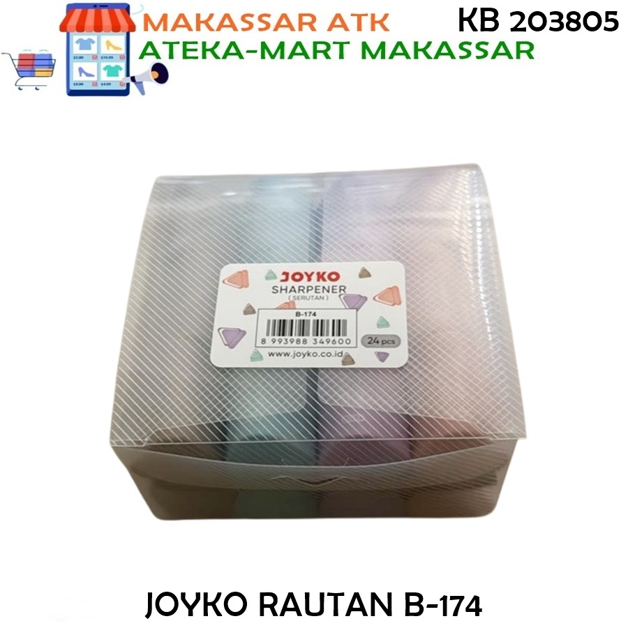 

[BOX/24PCS] JOYKO RAUTAN PENSIL B-174 OROTAN
