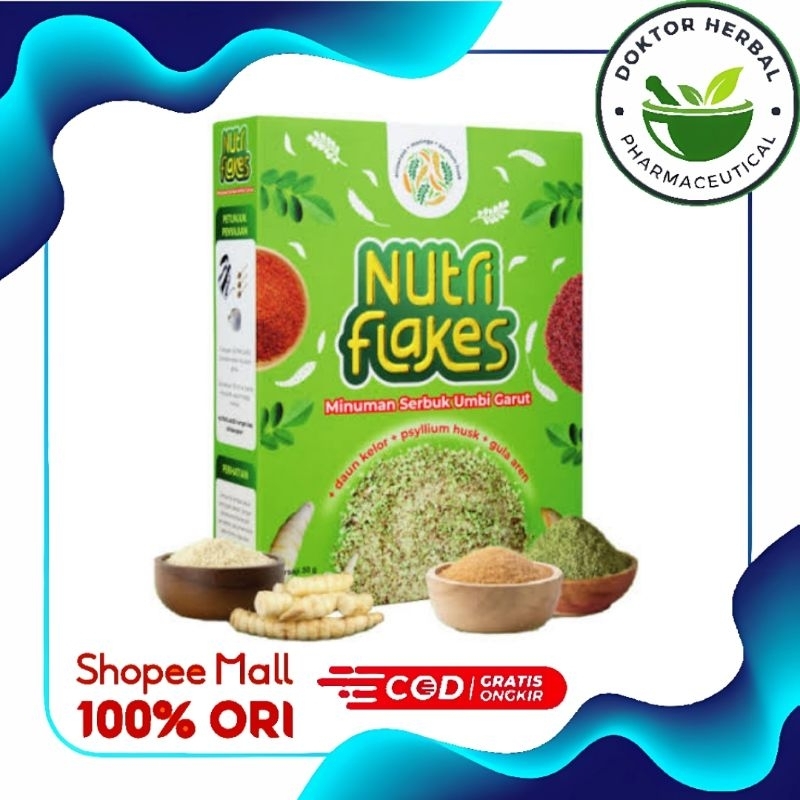 

Nutri flakes official store sereal umbi garut atasi gerd asam lambung diet ampuh alami original