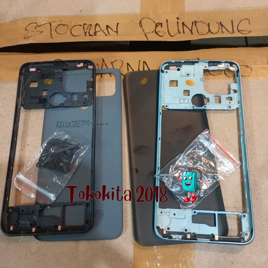 Larismanistokokku Bezzel Tulang Tengah + Backdoor Tutup Belakang Oppo A15 A15S