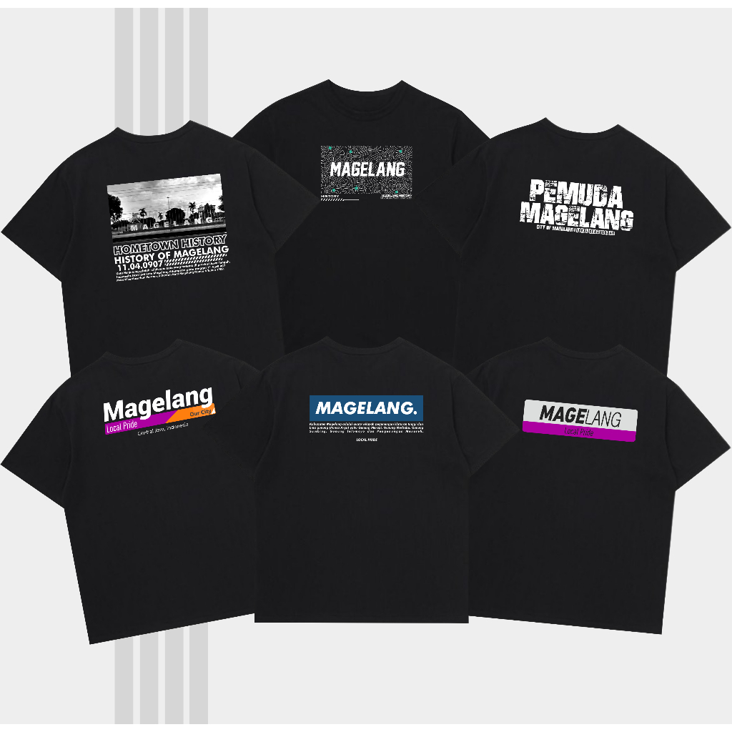 Kaos Magelang Tshirt Iconik Kota Magelang History Of Magelang