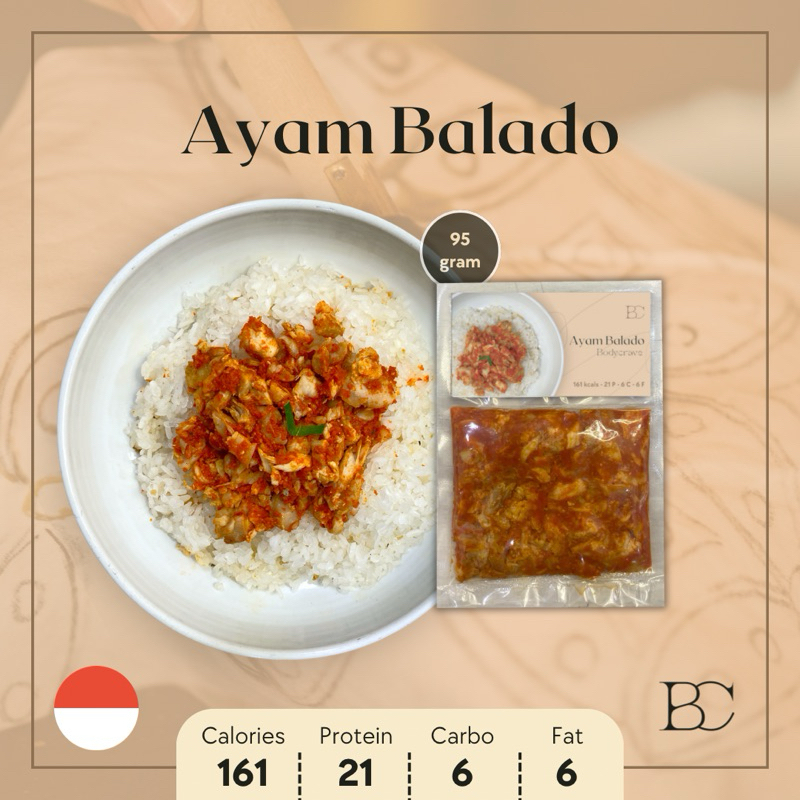 

Ayam Balado - Healthy Frozen Food by Bodycrave